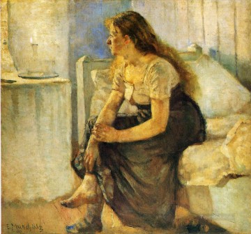  1884 Canvas - morning 1884 Edvard Munch